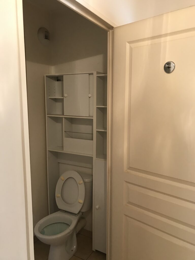 WC à rénover dans un appartement ancien à Paris